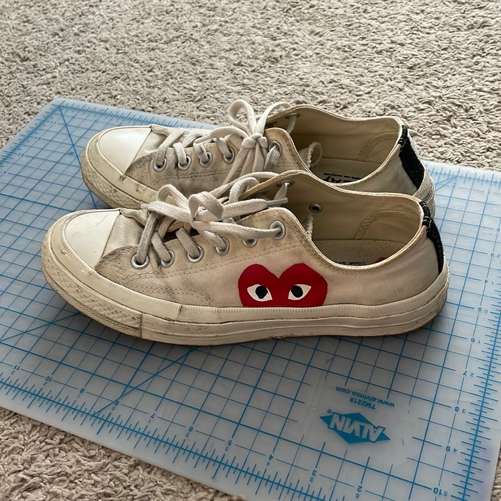 comme de garçons play converse